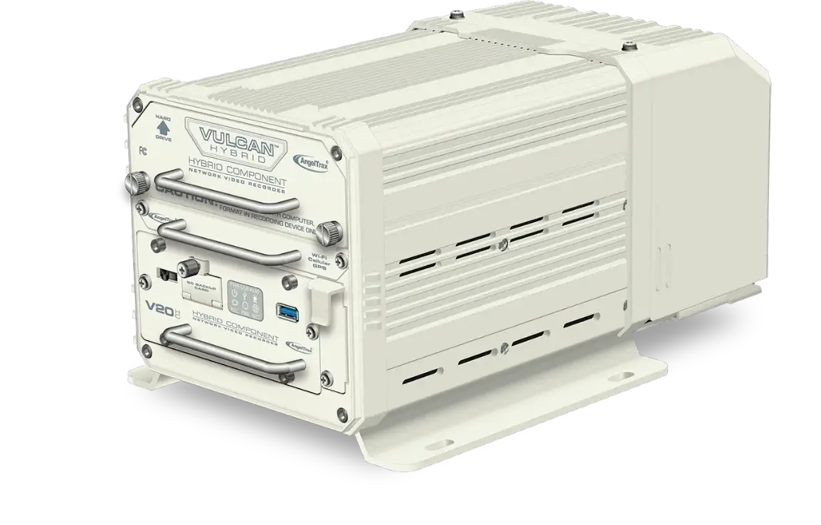 AngelTrax V20HC mobile NVR standard view.