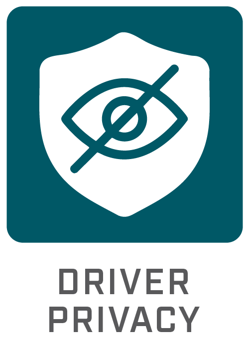 icon depicting a shielded eye with a slash through it