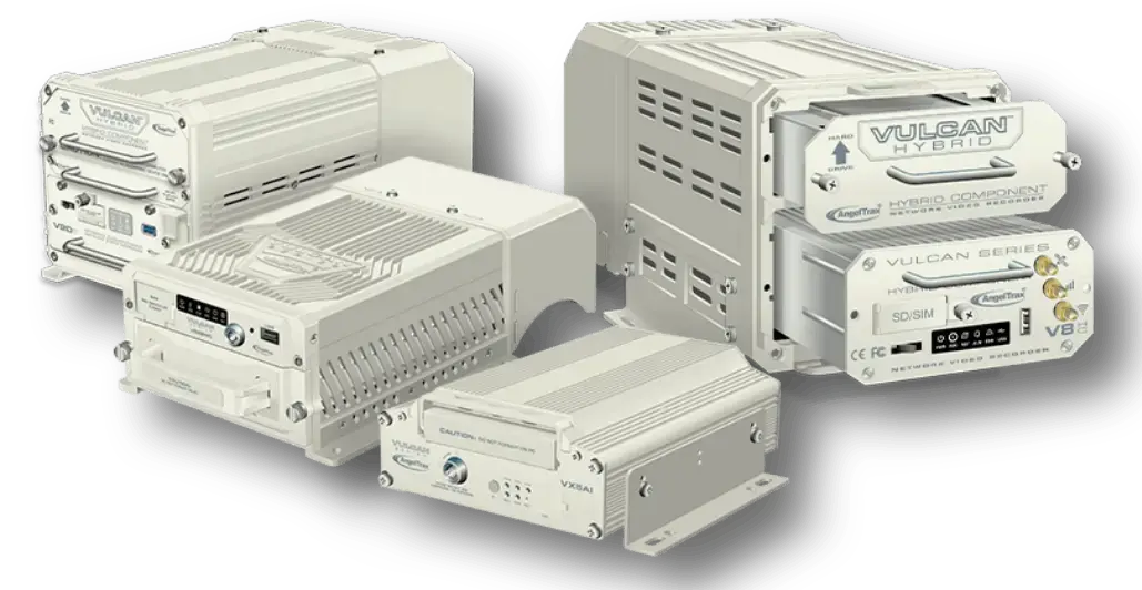 AngelTrax Vulcan Series mobile video recorder product family.