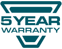 5 year warranty